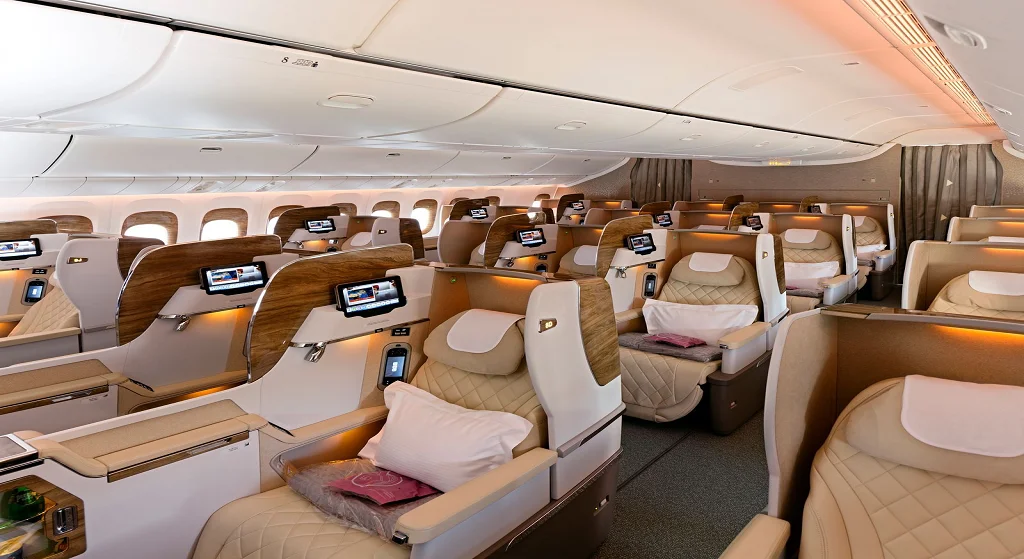 Business class cabin