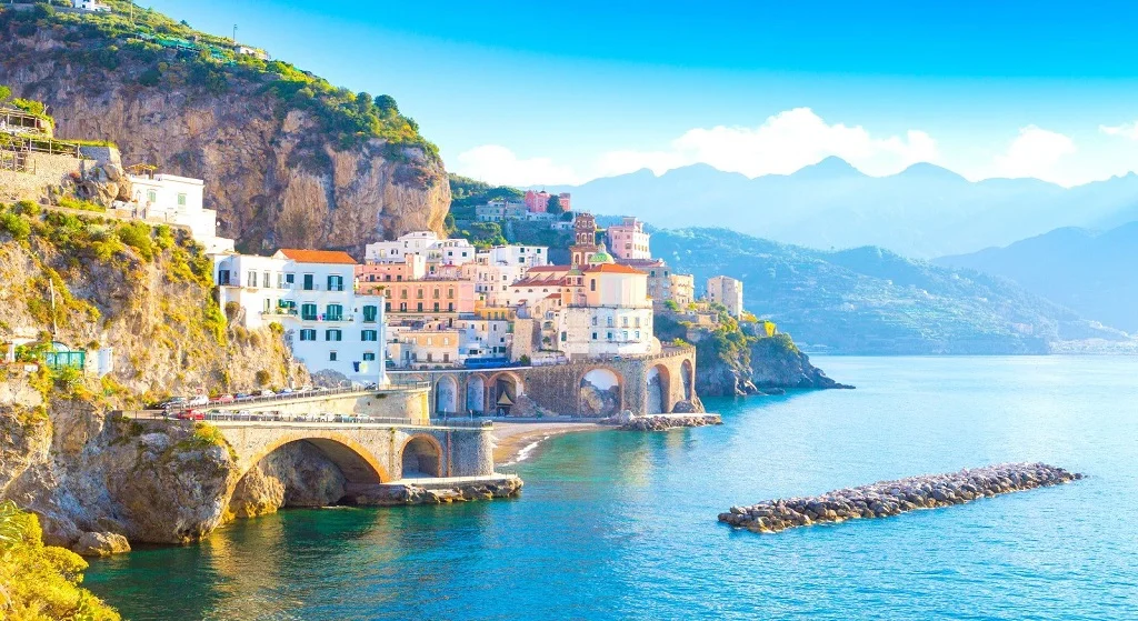 Mediterranean coastal town