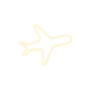 Airplane travel illustration